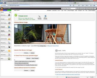 Banners can be easily uploaded and animated